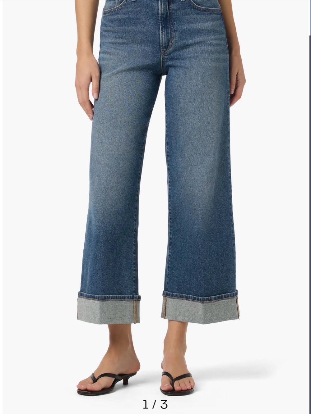 Joes Jeans  - Cuffed High Waist Ankle Wide Leg